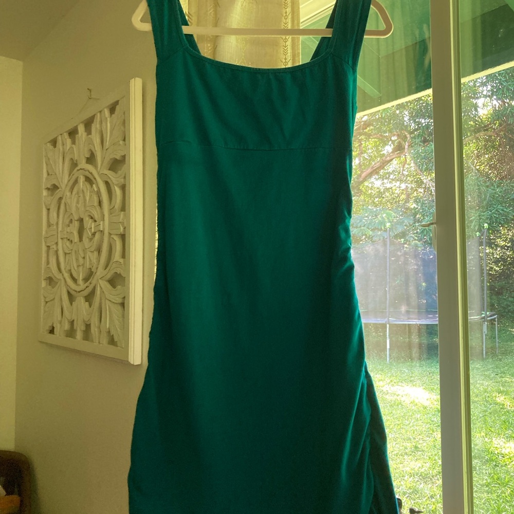 Teal Sleeveless Dress